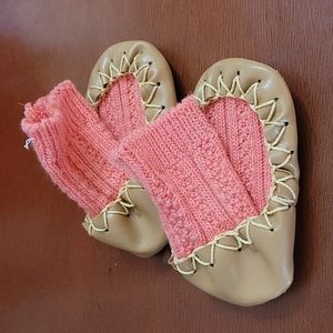 HANNA ANDERSSON BABY BOOTIES SIZE 0